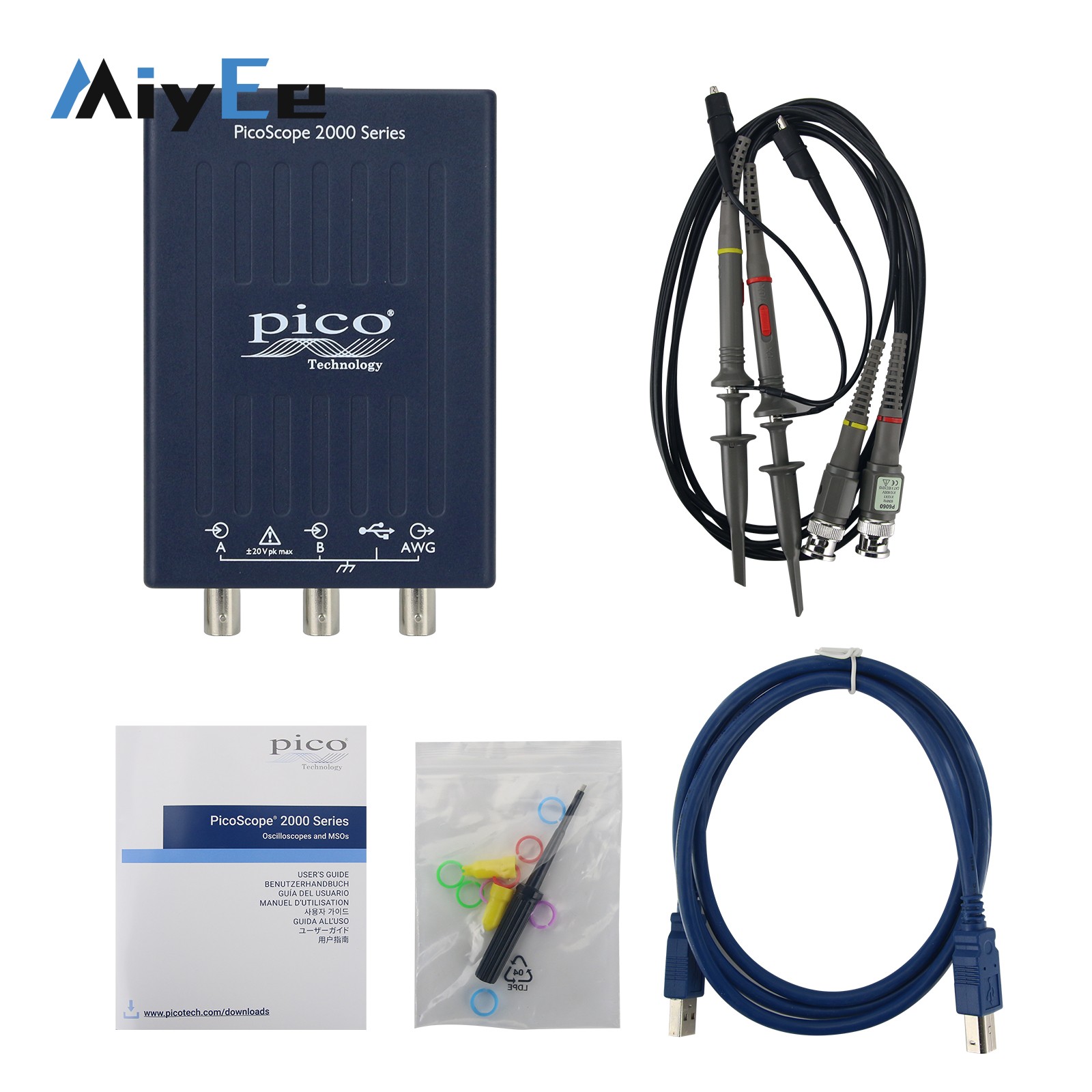 Signal Generator Spectrum Analyzer - PicoScope 2000 シリーズ 5-in-1 ポータブル オシロスコープ