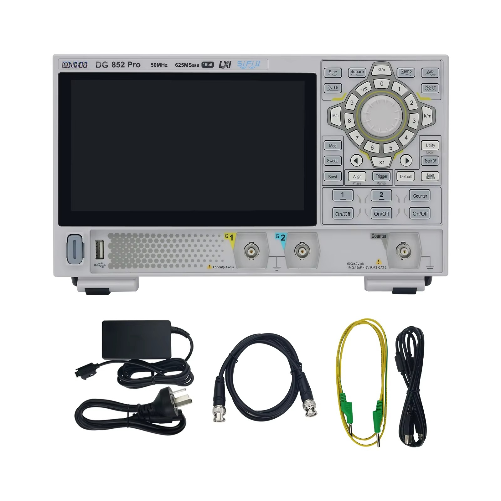 RIGOL DG852 Pro 50MHz デュアルチャンネ - Function Arbitrary Waveform Generator のレビューと価格