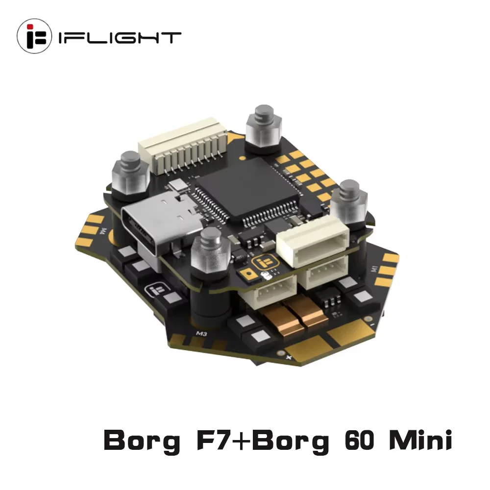 iFlight Borg Mini F7 フライトコントロー - Fpv Flight Controller F7 Stack 60A のレビューと価格