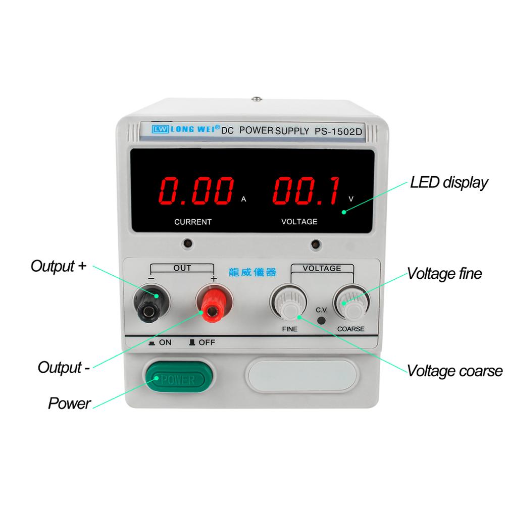 LW PS-1502D 1503D  PS-1505D 15 - Linear Lab Power Supply Adjustable のレビューと価格